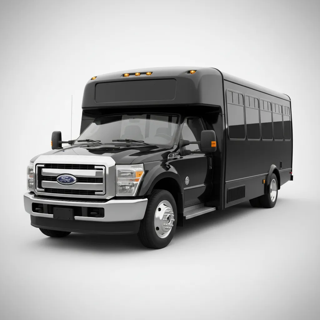 28-Passenger Bus — Group travel, elevated