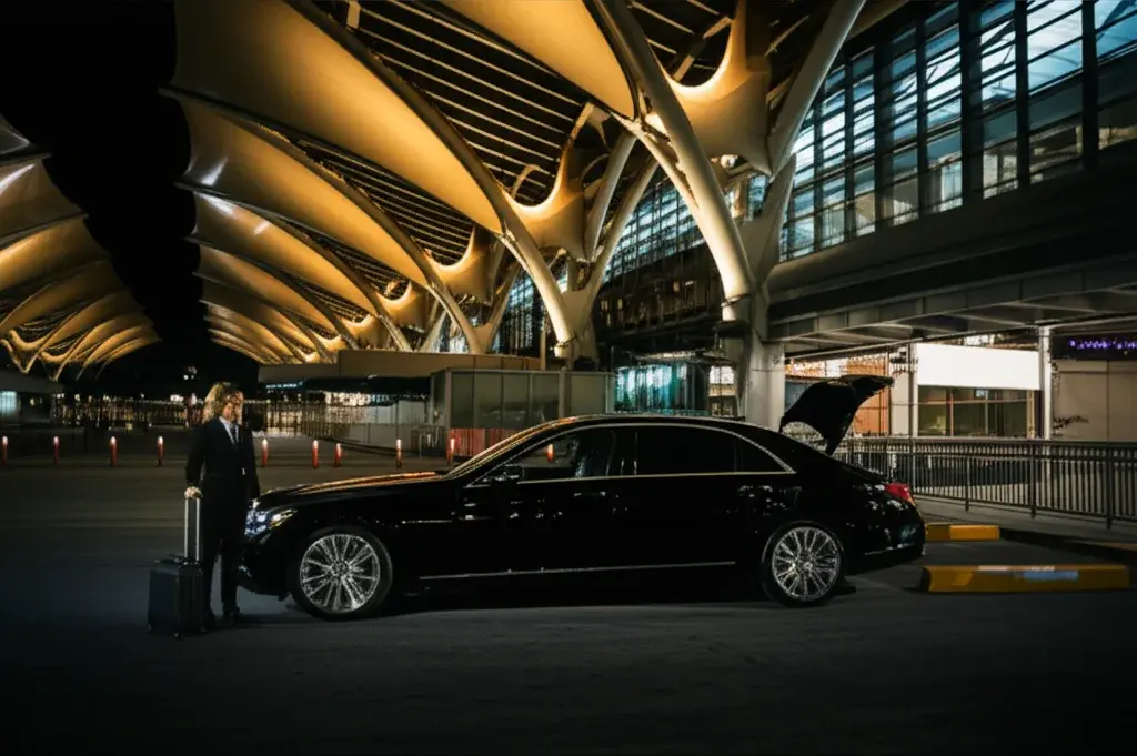 Black Swan executive chauffeur service in DFW Airport