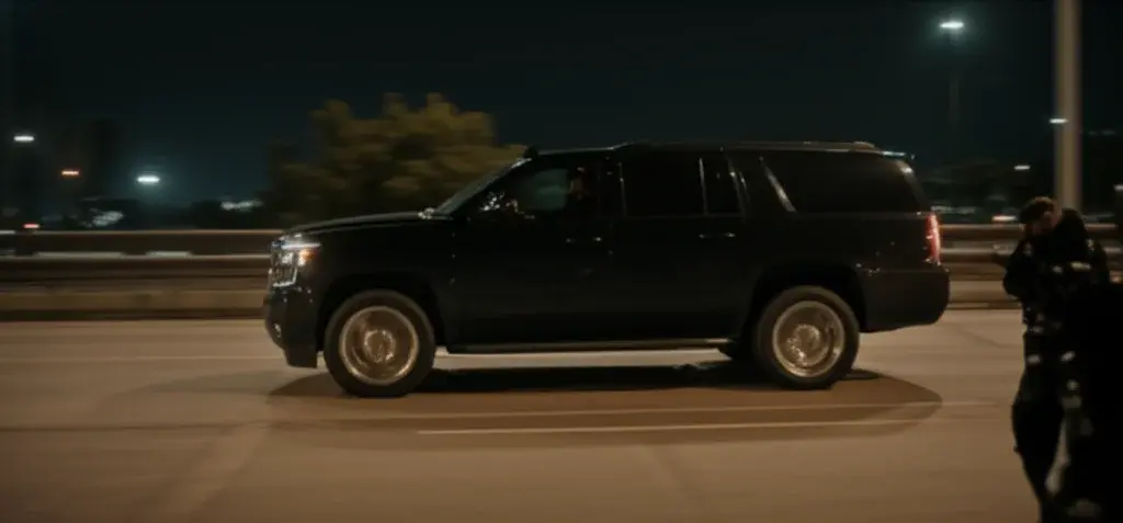 Trained Black Swan chauffeur and executive vehicle staged for a pre-trip safety check